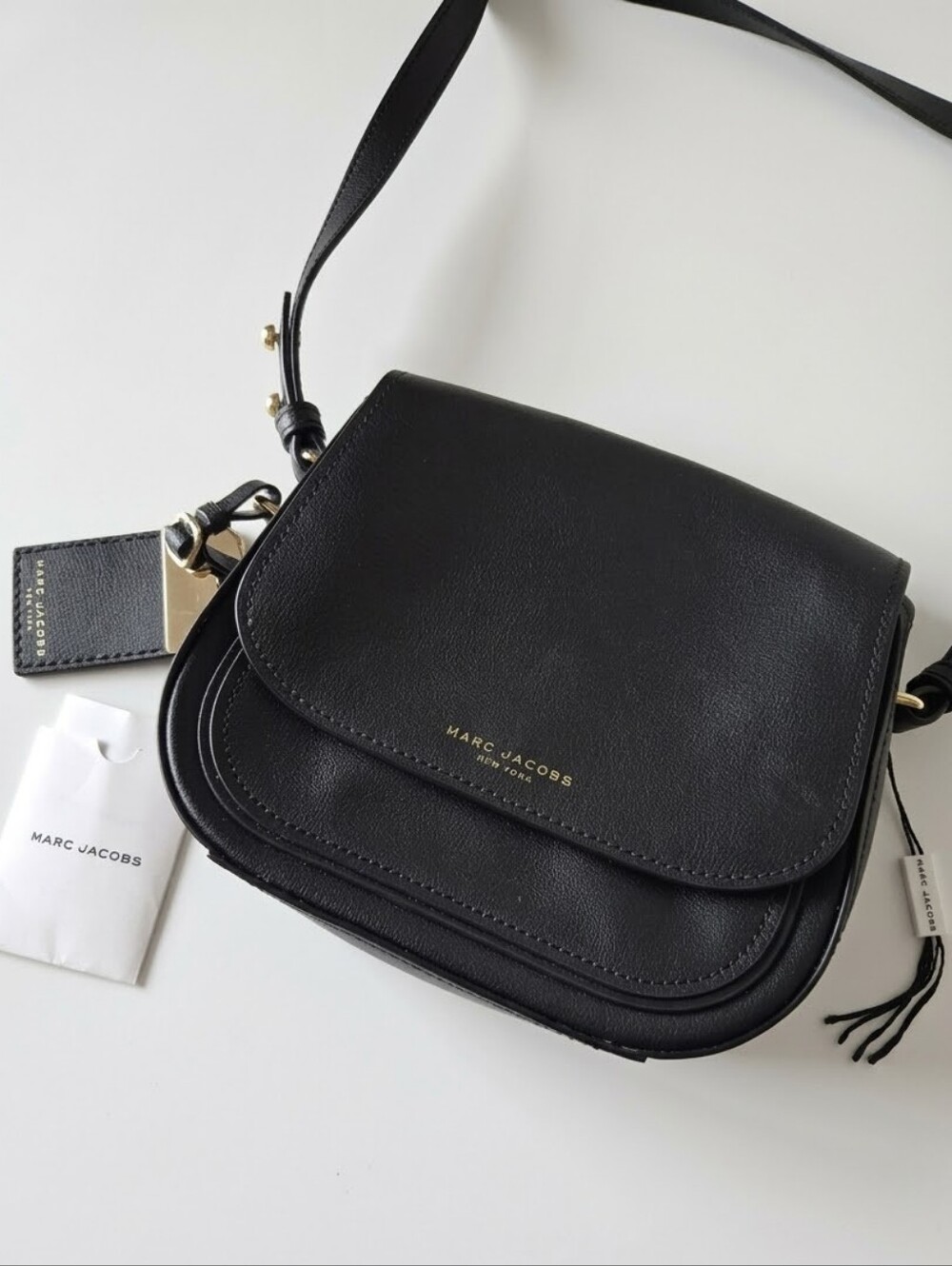 NWOT Marc Jacobs Mini Rider Leather Flap Crossbody Bag